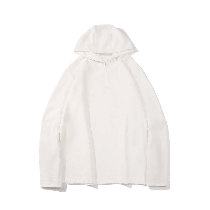 Herren Leichter Halbzip-Kapuzenpullover im Oversize-Relaxed-Fit aus technischem Jersey Echo Archiv