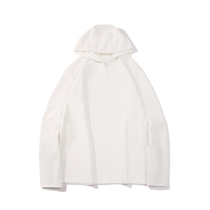 Herren Leichter Halbzip-Kapuzenpullover im Oversize-Relaxed-Fit aus technischem Jersey Echo Archiv