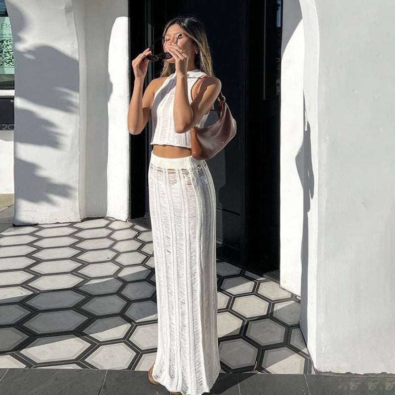 Damen elegantes und luftiges Zweiteiler-Outfit Echo Archiv