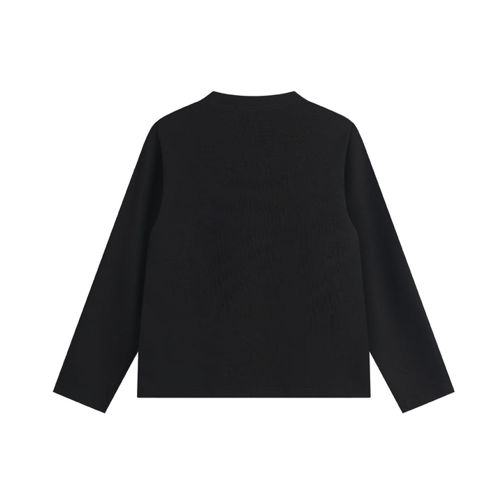 Unisex Oversize-Sweatshirt mit seitlichen Druckknopfleisten und Rundhals Echoarchiv