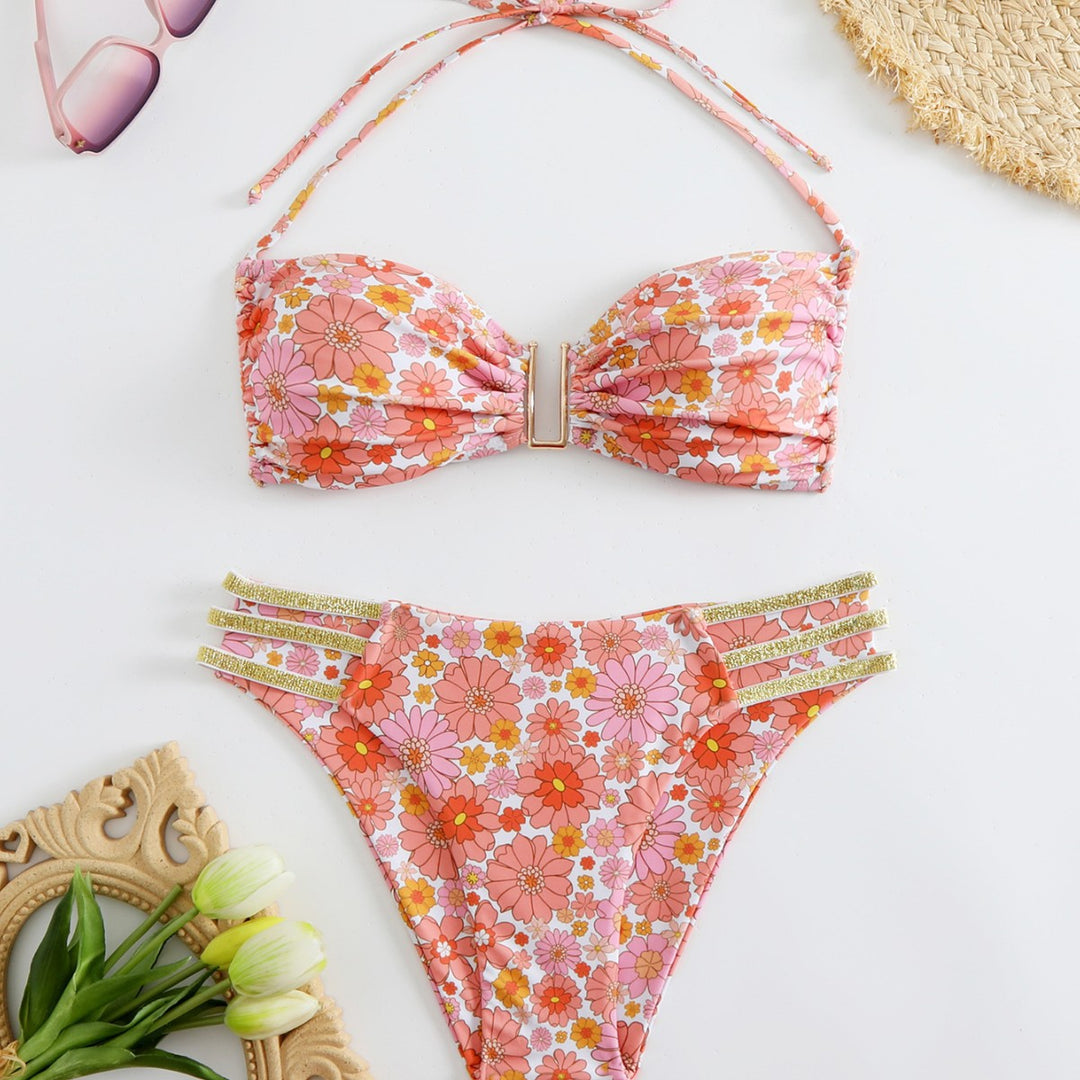 Damen Bandeau-Bikini mit verstellbaren Trägern und elegantem Schnitt Echo Archiv