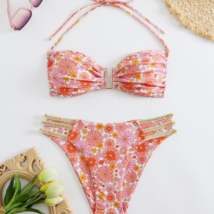 Damen Bandeau-Bikini mit verstellbaren Trägern und elegantem Schnitt Echo Archiv