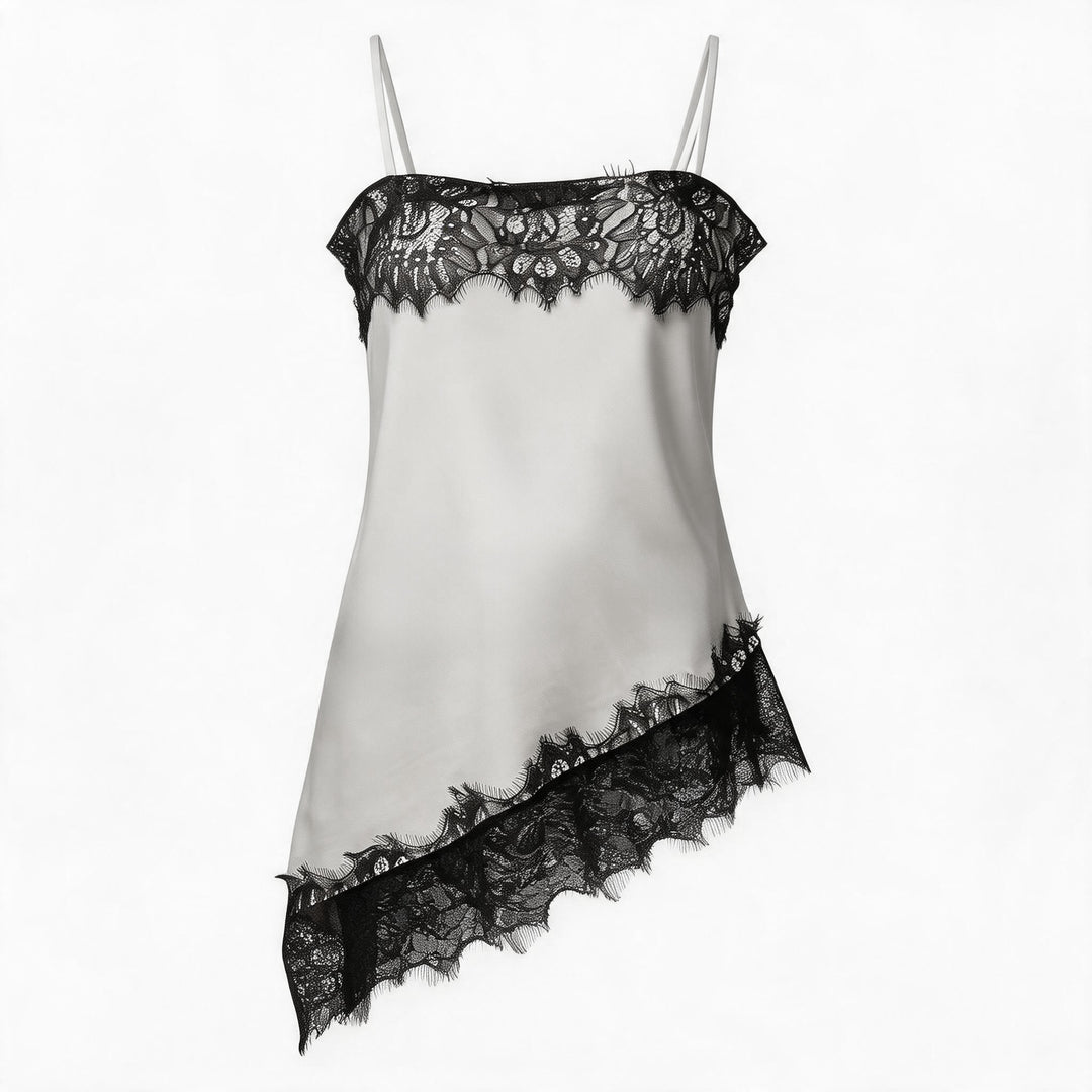Damen Spitzen-Cami mit asymmetrischem Schnitt Echo Archiv