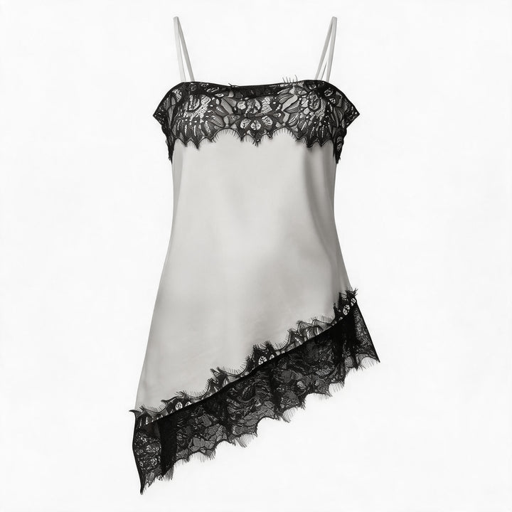 Damen Spitzen-Cami mit asymmetrischem Schnitt Echo Archiv