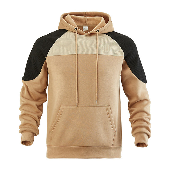 Herren Kapuzenpullover mit Sportlichem Design und Kontrastdetails Echoarchiv