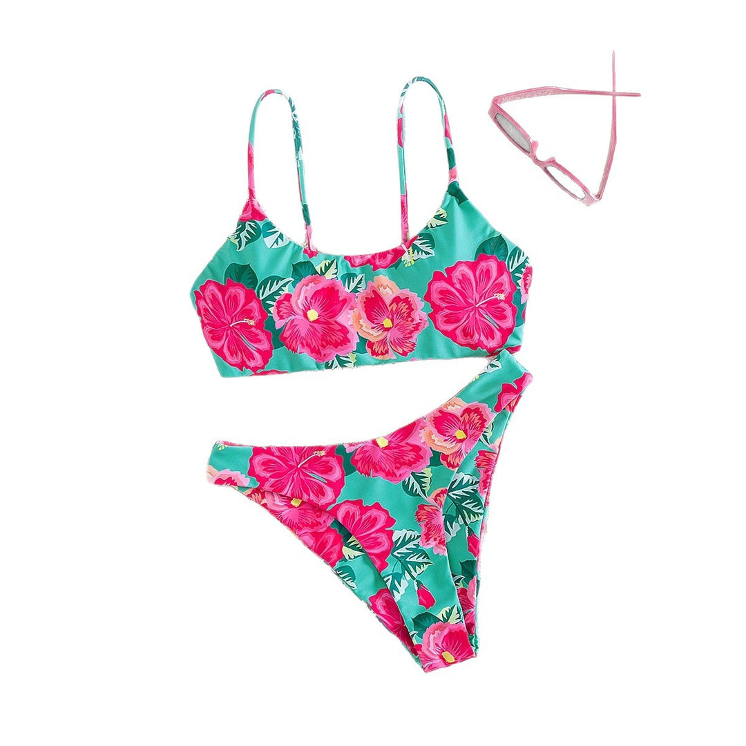 Damen Bikini-Set mit floralem Design und hochwertigem Stoff Echo Archiv