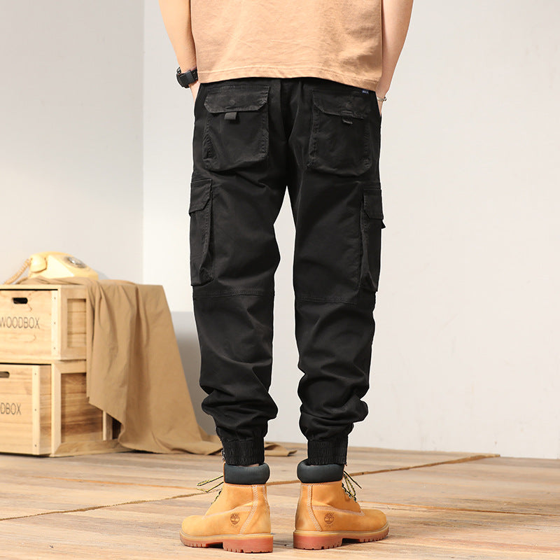 Herren Tapered-Cargo-Joggerhose mit verstärkten Kniepartien und elastischem Saum Echo Archiv
