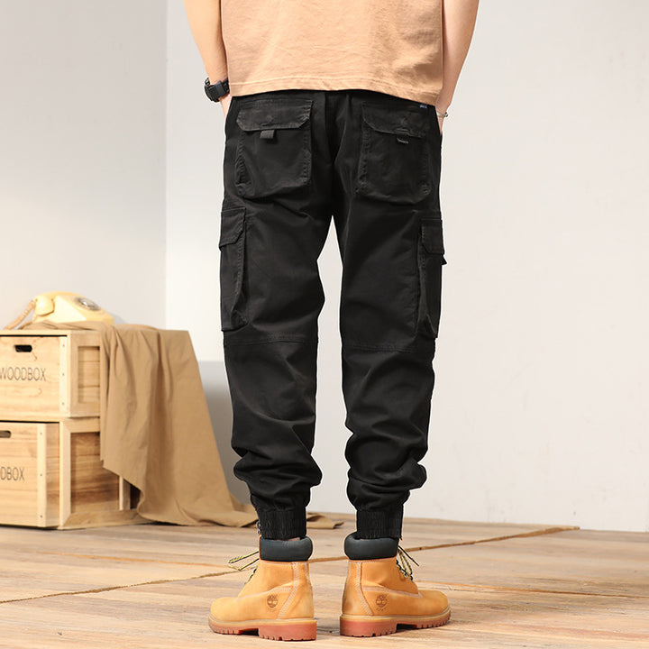 Herren Tapered-Cargo-Joggerhose mit verstärkten Kniepartien und elastischem Saum Echo Archiv