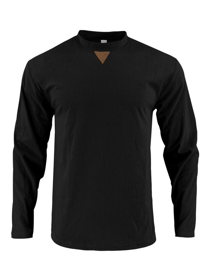 Herren Sportliches Langarmshirt mit innovativem Strukturdesign Echoarchiv