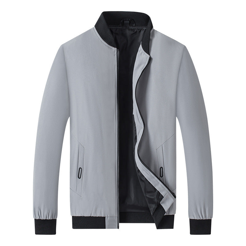 Herren Modische Übergangsjacke mit elastischen Bündchen Echo Archiv