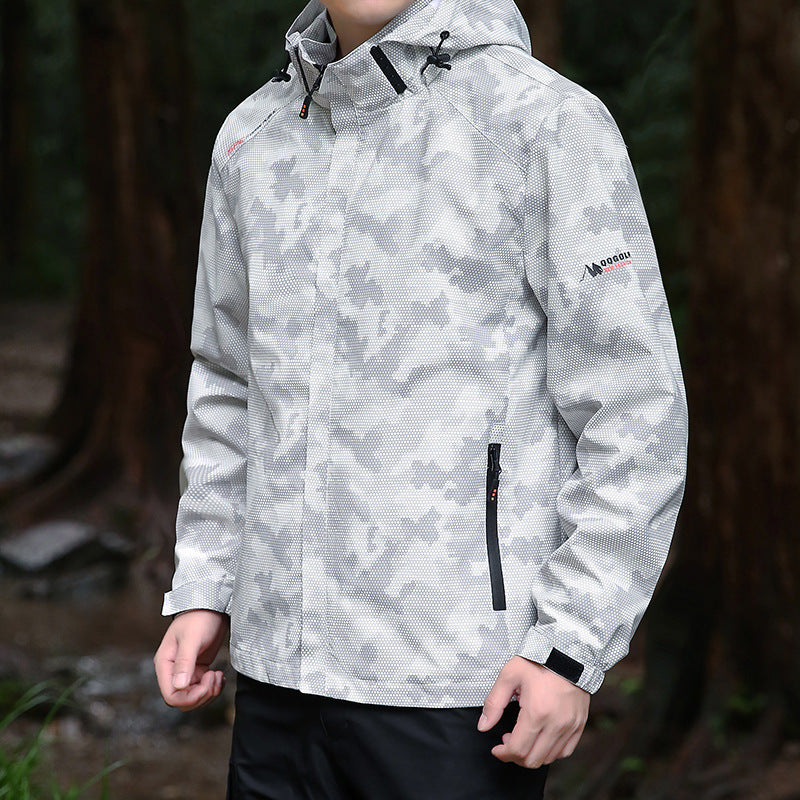 Herren wetterfeste Outdoor-Jacke Echo Archiv