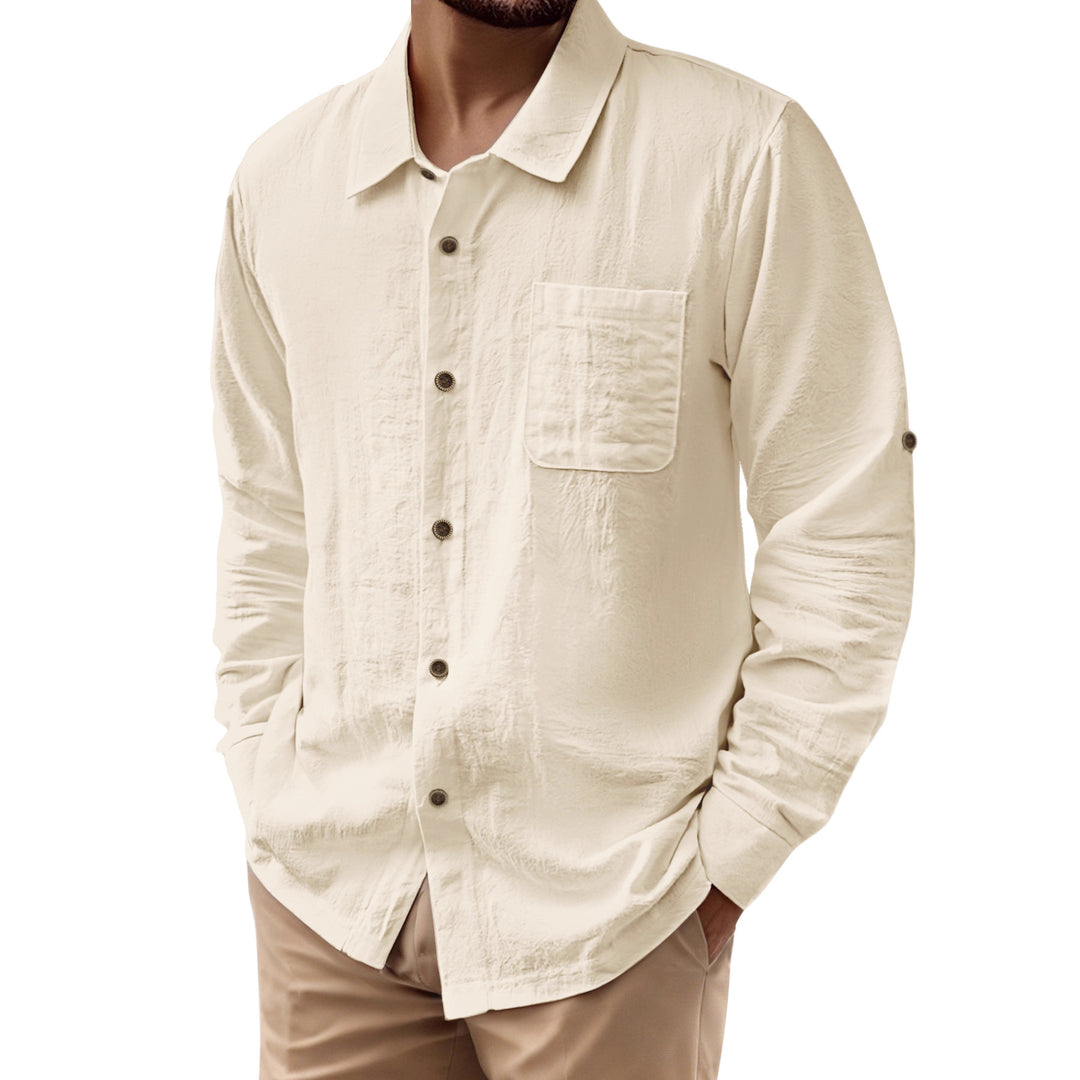 Herren lässige und elegante Hemdjacke Echoarchiv