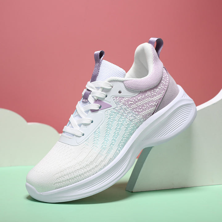 Damen nan leichter Strick-Fit-Sneaker mit nahtlosem Maschenoberteil und ergonomischer Dämpfung Echo Archiv