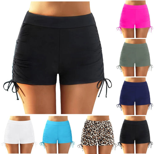 Damen sportliche Badeshorts mit verstellbarem Bund Echo Archiv