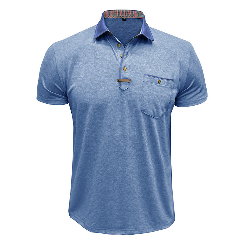 Herren Poloshirt mit modischem Kragen und stylischen Akzenten Echoarchiv