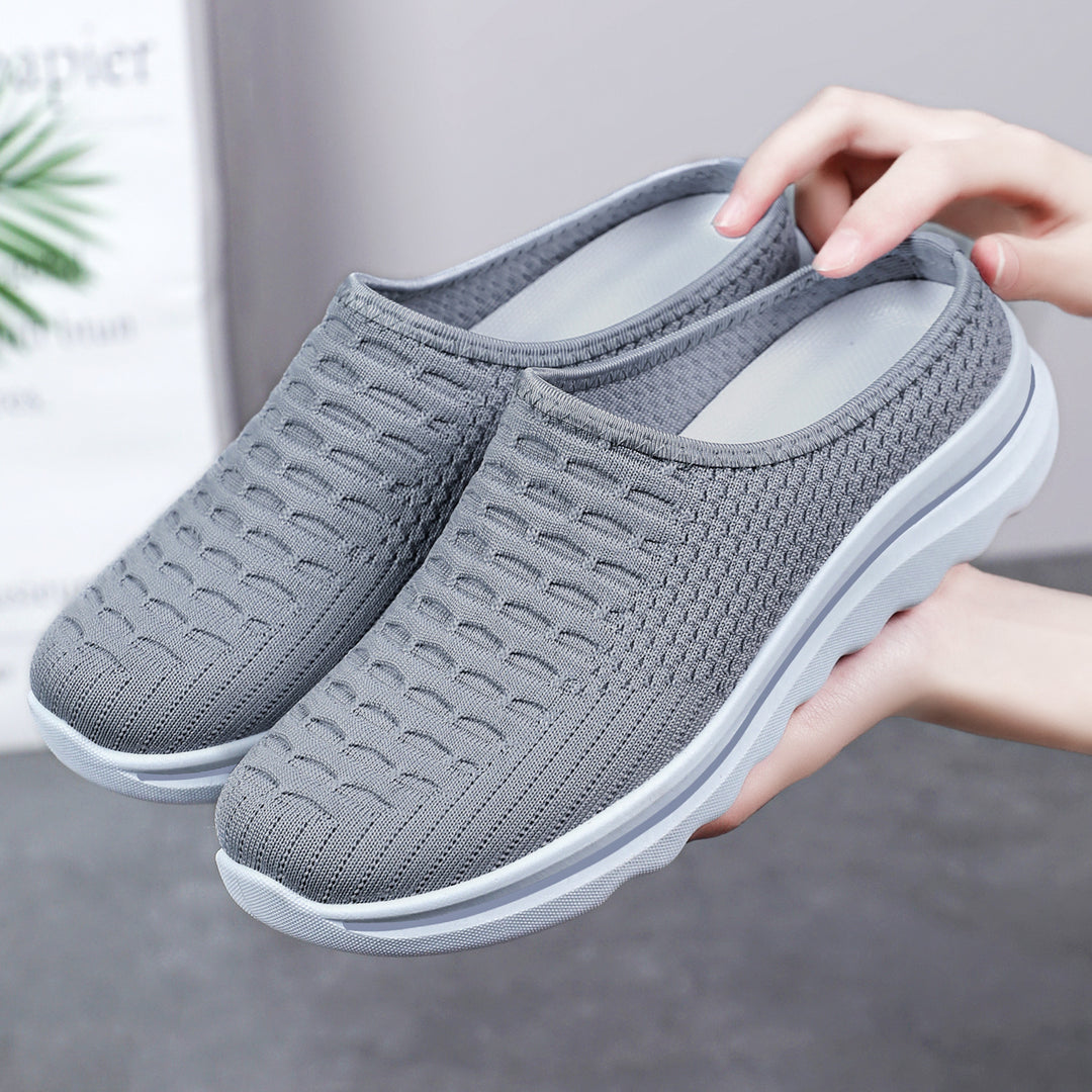 Damen nan nahtloser Komfort-Slipper mit gestricktem Obermaterial und dämpfender Profilsohle Echo Archiv