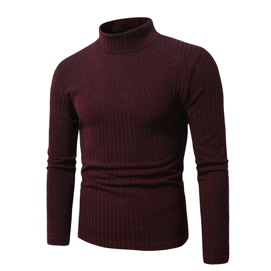 Herren feinstrickender Rollkragenpullover Echoarchiv