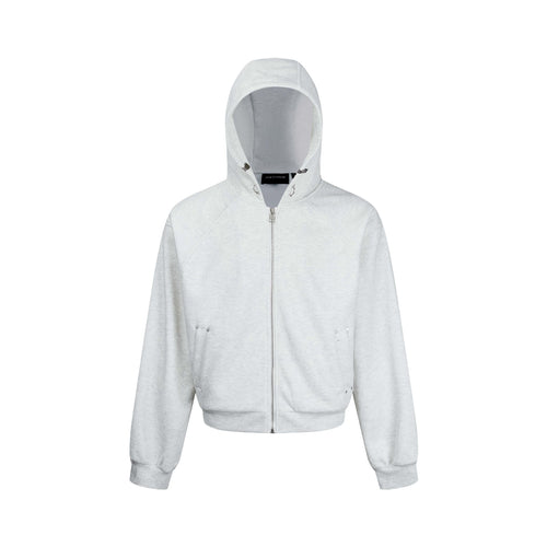 Damen Kapuzen-Sweatjacke mit Reißverschluss und Raglanärmeln Echoarchiv