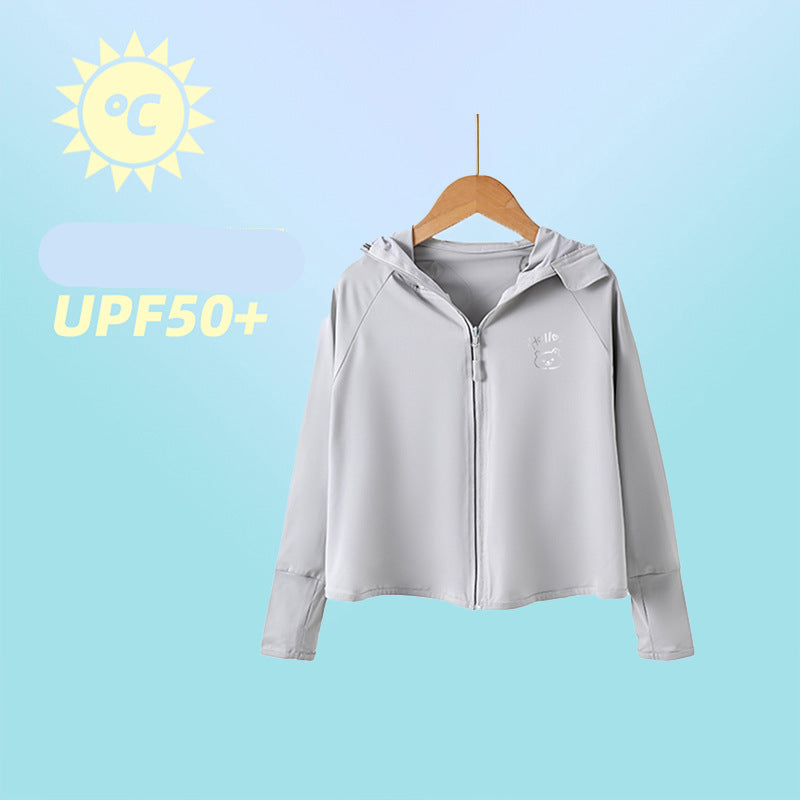 Damen performante UV-Schutzjacke mit Kapuze Echo Archiv
