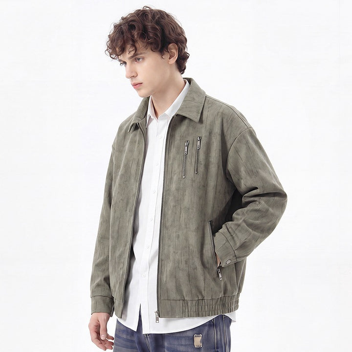 Herren Modische Casual Jacke Echo Archiv