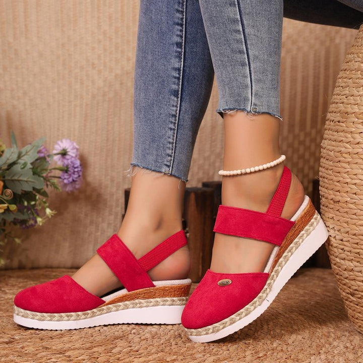 Damen Keil-Slingback Espadrille mit gepolstertem Komfortfußbett – Sorelia