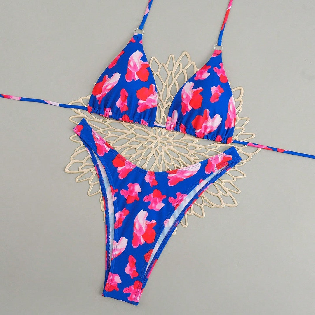 Damen Triangel-Bikini-Set mit floralem Design Echo Archiv