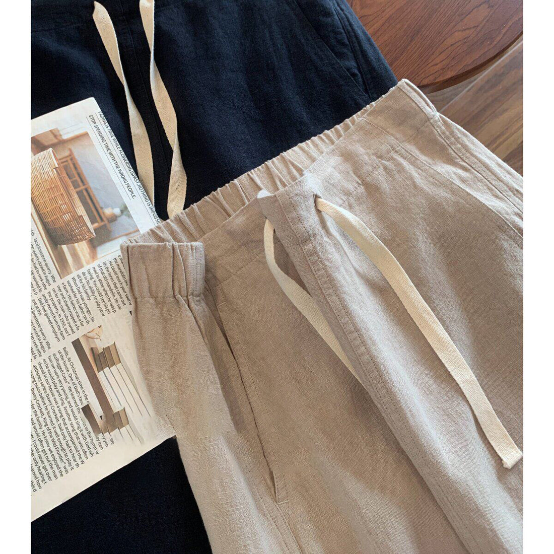 Damen Legere Leinenbluse Echoarchiv