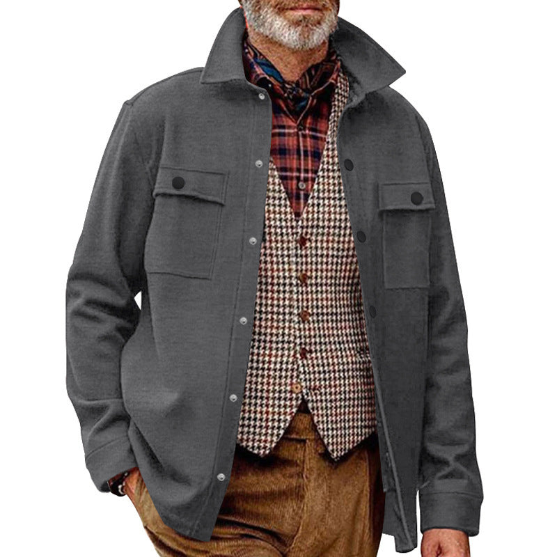 Herren Flanellhemd mit zwei Brusttaschen Echoarchiv