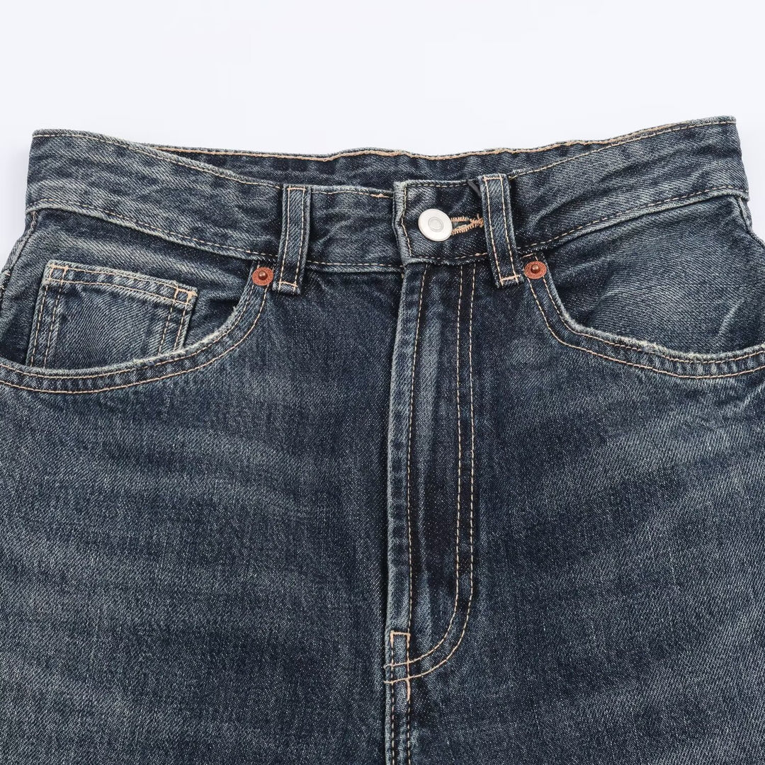 Damen Jeans mit hohem Bund und weitem Bein Echoarchiv
