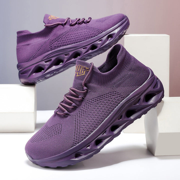 Unisex Strick-Sneaker mit sockenähnlichem Schaft und gedämpfter Luftsohle Echoarchiv