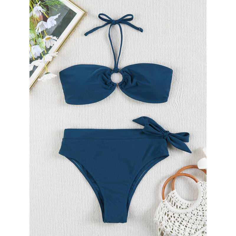 Damen Bandeau-Bikini mit verstellbaren Trägern und hochwertigem Twist-Design Echo Archiv