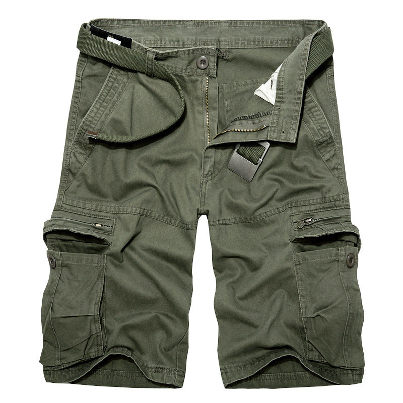 Herren Cargo-Shorts mit multifunktionalen Taschen und verstellbarem Gürtel Echoarchiv