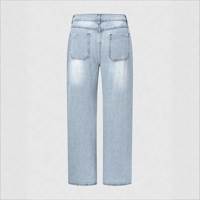 Damen weite High-Waist Jeanshose im Palazzo-Stil Echo Archiv