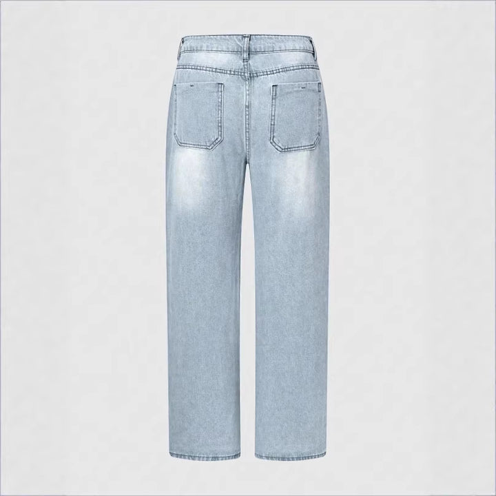 Damen weite High-Waist Jeanshose im Palazzo-Stil Echo Archiv