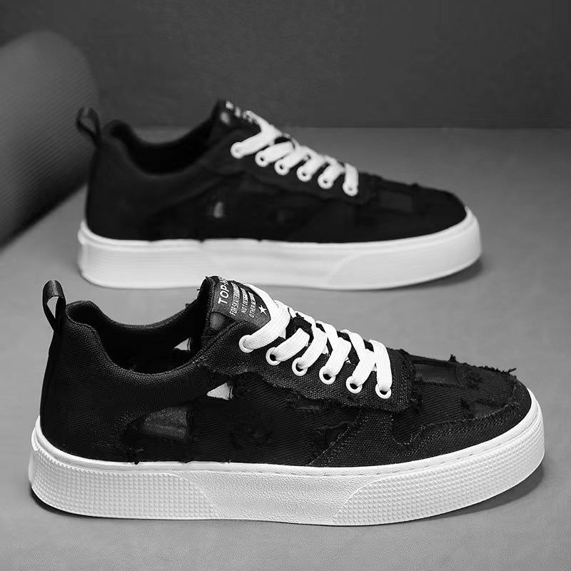 Damen modische Sneaker mit trendiger Distressed-Optik und strapazierfähigem Obermaterial Echo Archiv