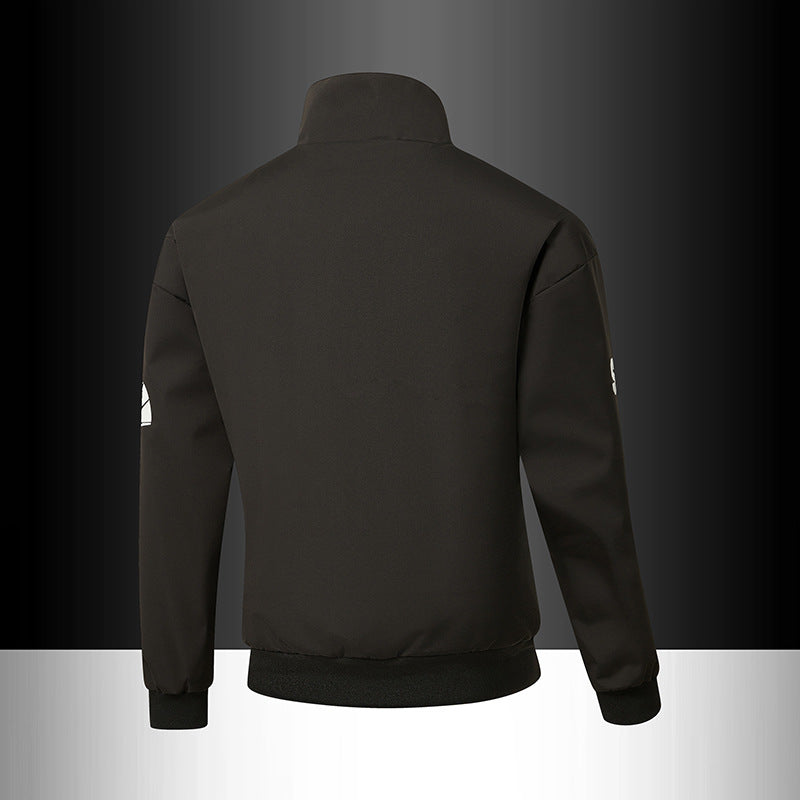 Herren Rennsport-Trackjacke im Retro-Motorsport-Stil Echo Archiv
