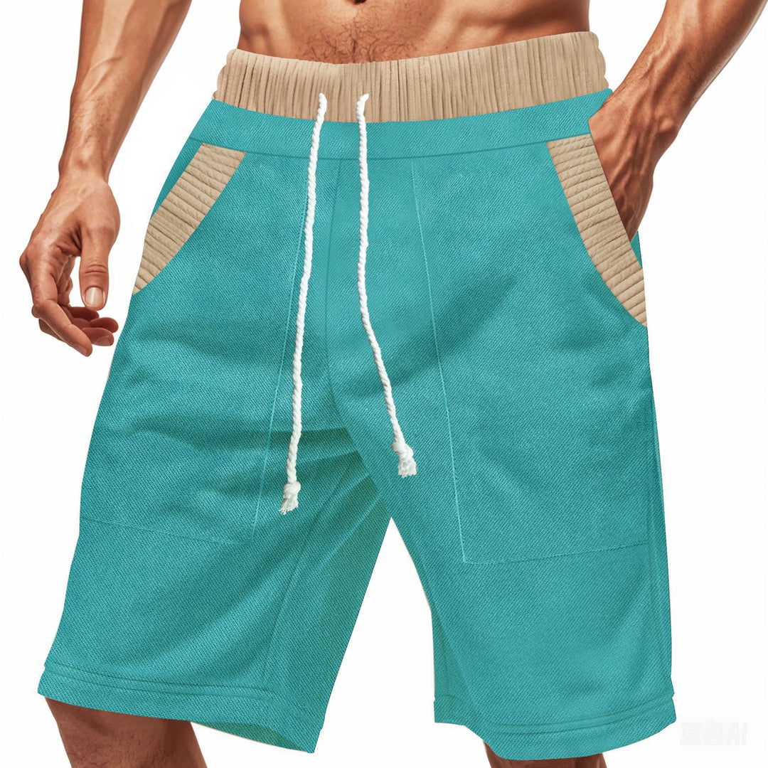 Herren lässige Sport-Shorts mit elastischem Bund und praktischen Taschen Echoarchiv