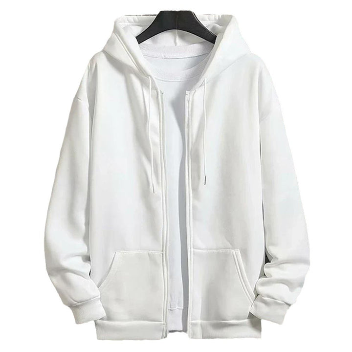 Unisex Zip-Hoodie mit verdecktem Reißverschluss, minimalistischer Silhouette und angerautem Innenfutter Echo Archiv