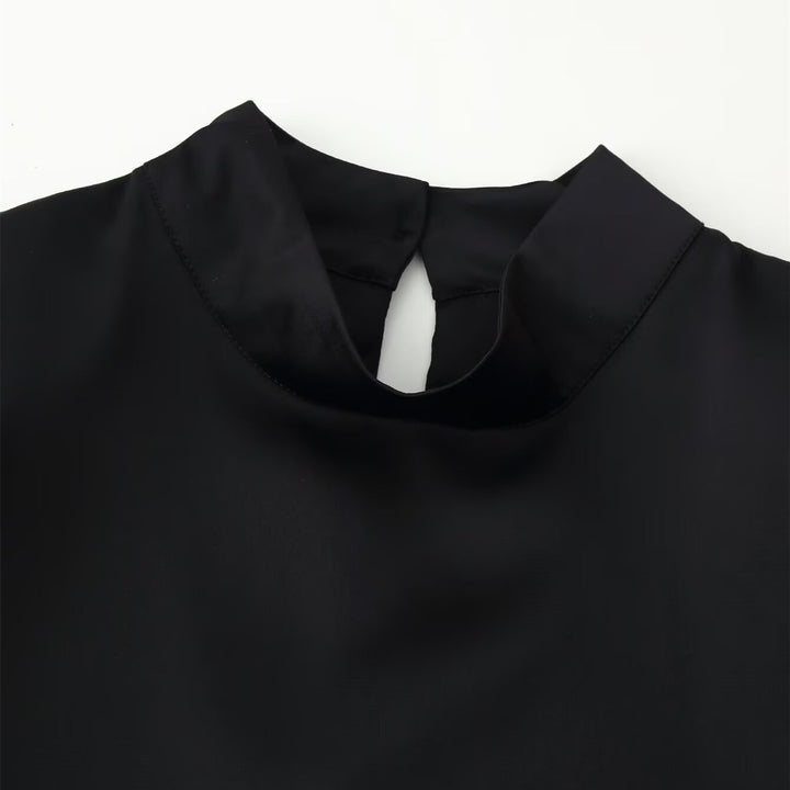 Damen elegantes Oberteil mit auffälligem Spitzenabschluss Echo Archiv