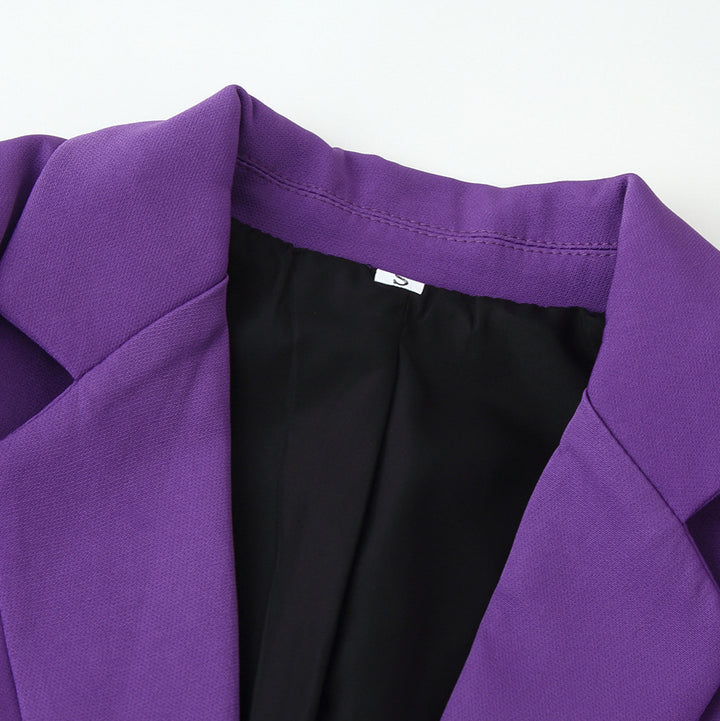 Damen Ein-Knopf Blazer mit Reverskragen und schlanker Silhouette Echoarchiv