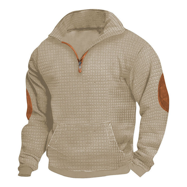 Herren sportlicher Kapuzenpullover mit strukturiertem Design und praktischen Taschen Echoarchiv