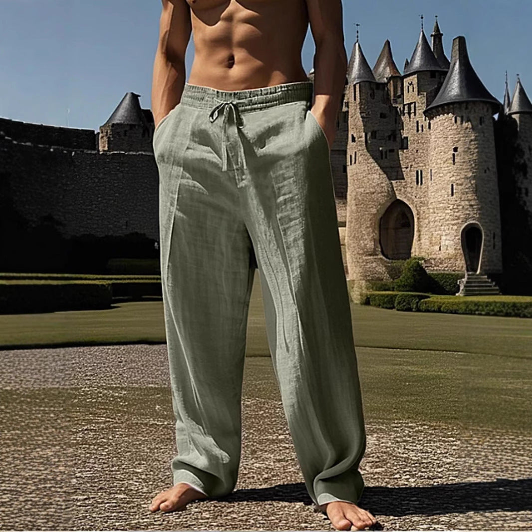 Herren Leichte Sommer-Linenhose Echoarchiv