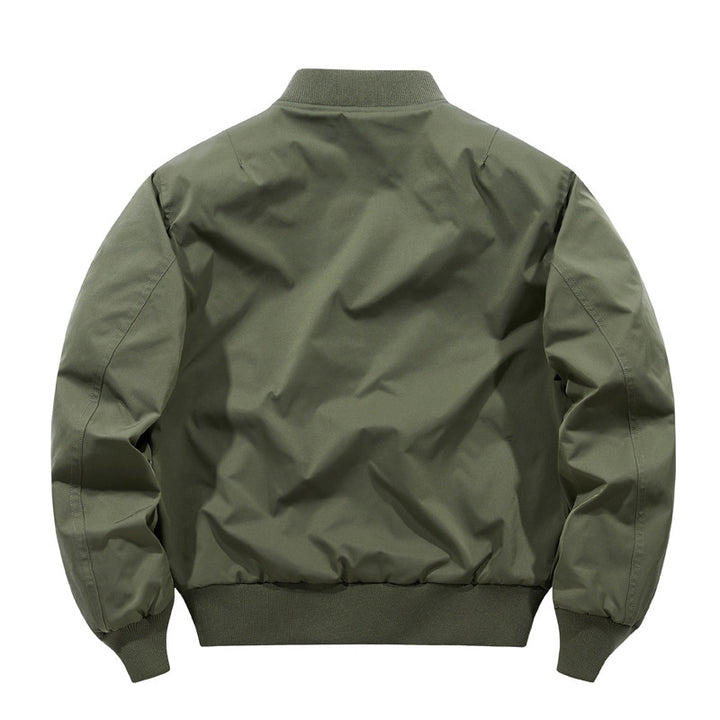 Herren Oversized Nylon‑Bomberjacke mit markanten Klappentaschen und Rippbündchen Echo Archiv