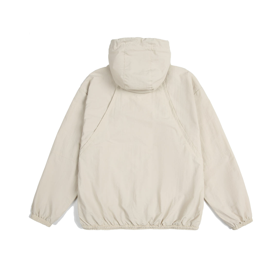 Unisex Leichte Kapuzenjacke im Oversize-Parka-Stil mit Tunnelzugbund Echoarchiv