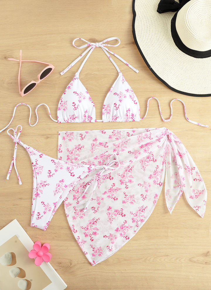 Damen Triangel-Bikini-Set mit elegantem Wickelrock Echo Archiv