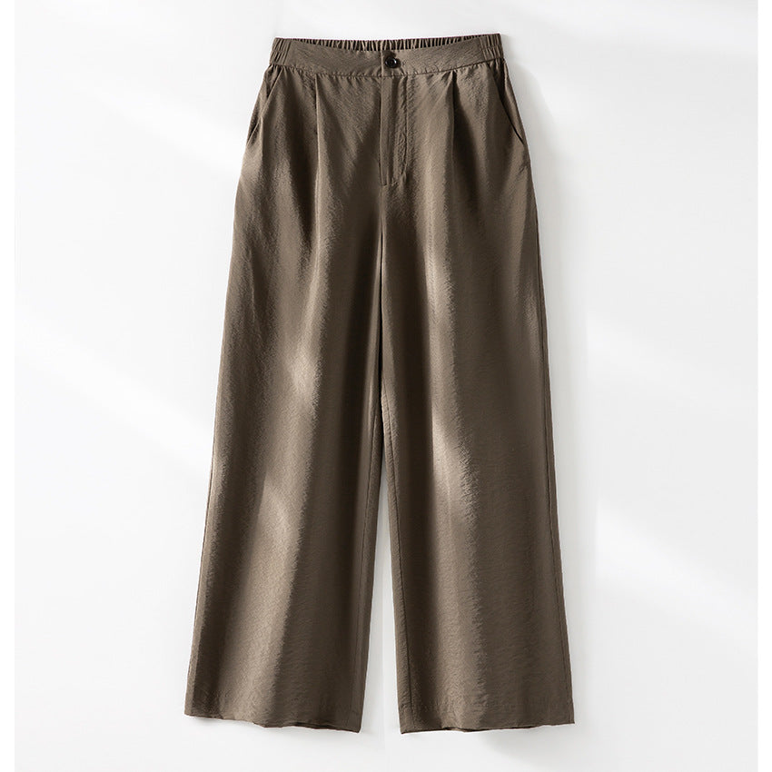 Damen Leichter Oversize-Blazer mit V-Ausschnitt, Ein-Knopf-Verschluss und gerafften Dreiviertelärmeln Echoarchiv