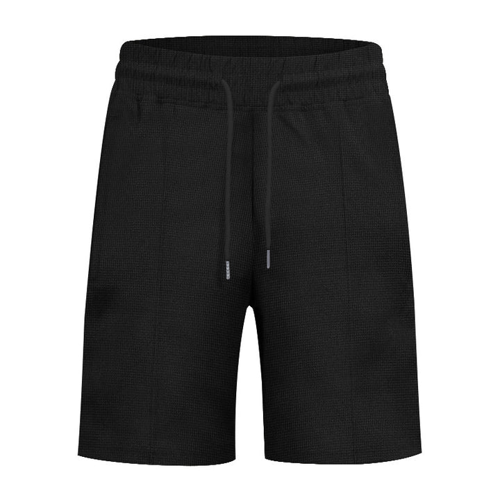 Herren Freizeithose mit elastischem Bund und strukturiertem Design Echoarchiv
