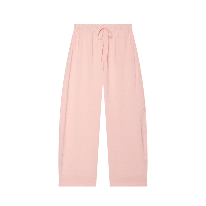 Damen nan weite Leinenlook-Loungebuxe mit elastischem Bund und Kordelzug Echo Archiv