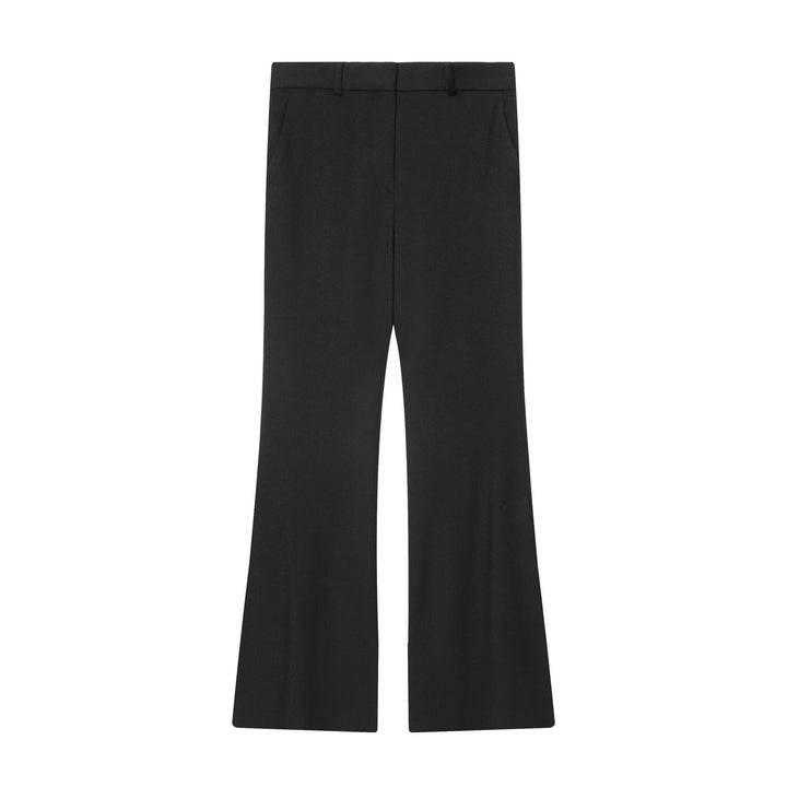 Damen nan taillierte Highwaist-Schlaghose mit verdeckter Frontleiste, Bügelfalte und Eingrifftaschen Echo Archiv