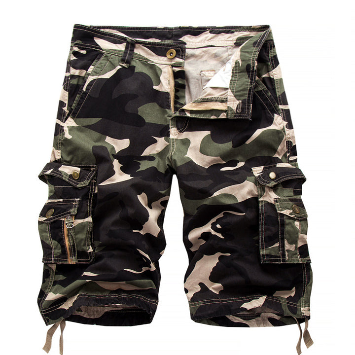 Herren Cargoshorts mit multifunktionalen Taschen und camouflagemuster Echoarchiv